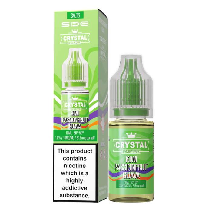 SKE Crystal Nic Salt - Kiwi, Passionfruit & Guava