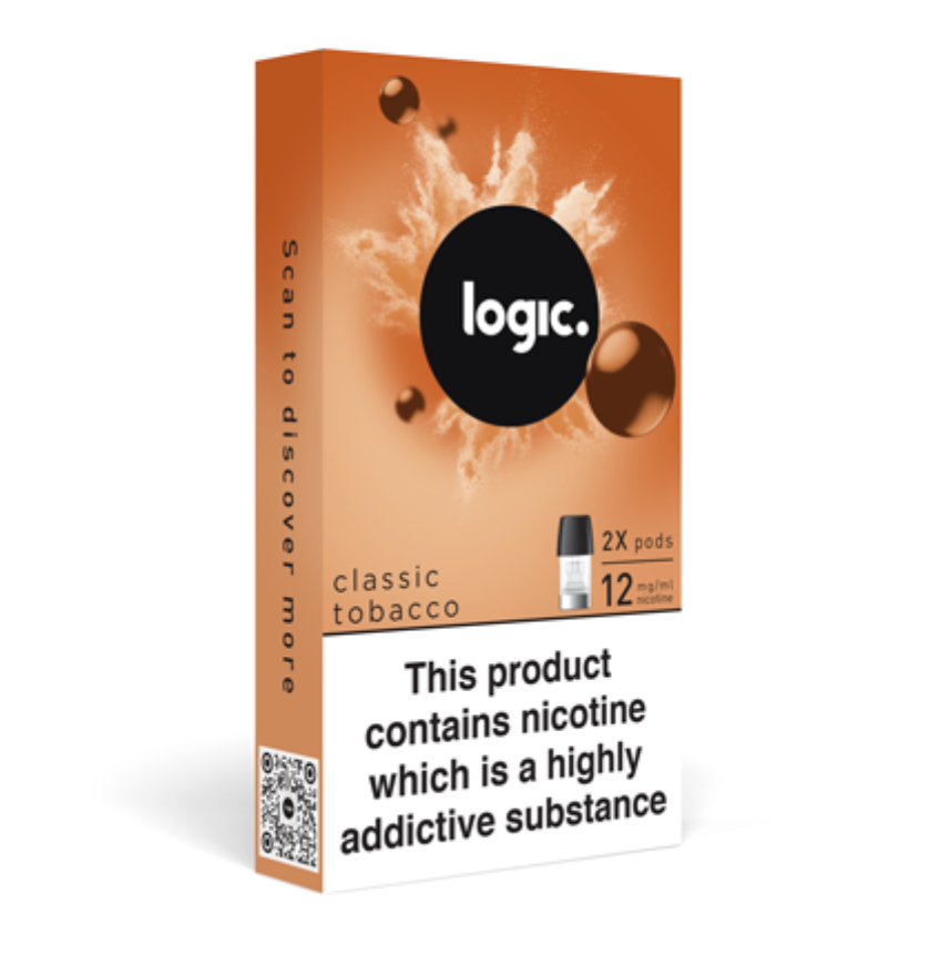 Logic Pods Classic Tobacco 12mg – Vapescape