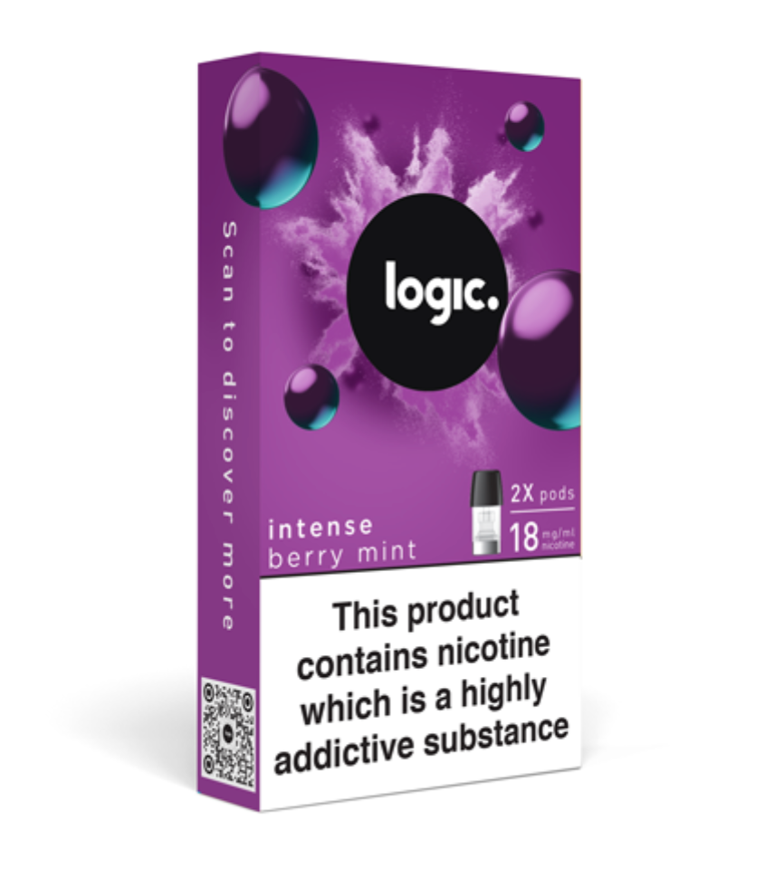 Logic Pods Intense Berry Mint 18mg