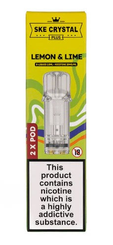 SKE Crystal Plus Pods Lemon & Lime